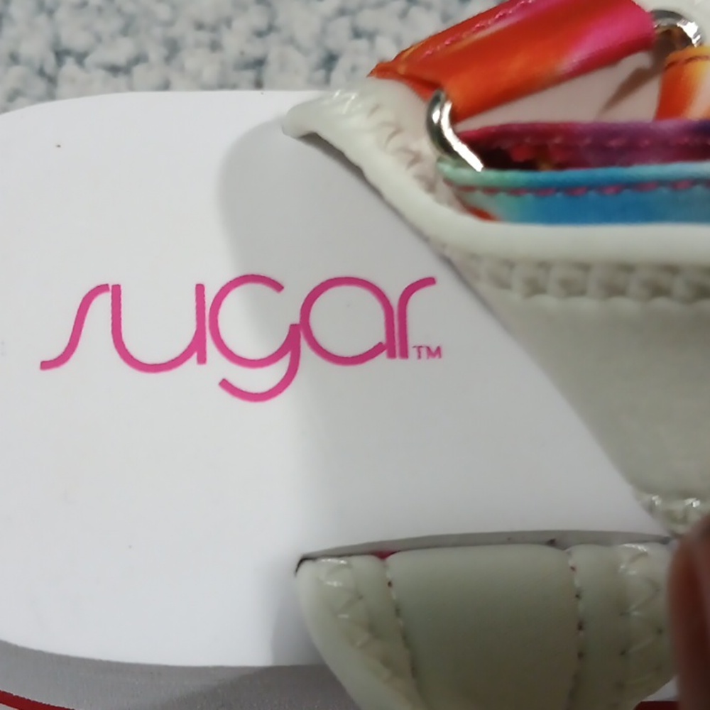 Sugar tie dye platform sandals - Picture 2 of 8